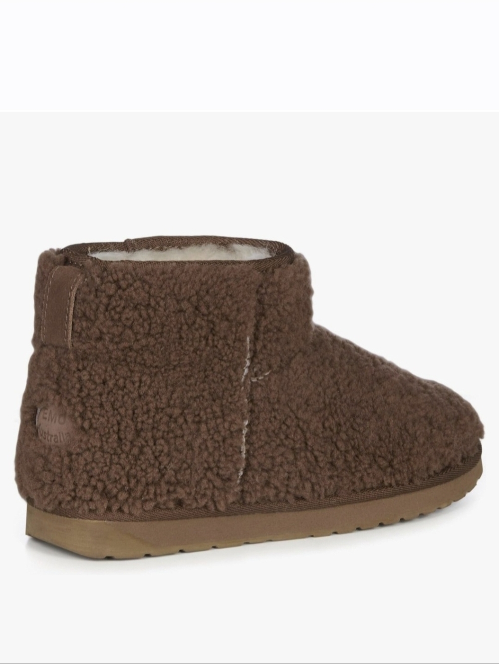 NWT EMU Austrailia Stinger Micro Teddy Boots In Oak Brown Size 8